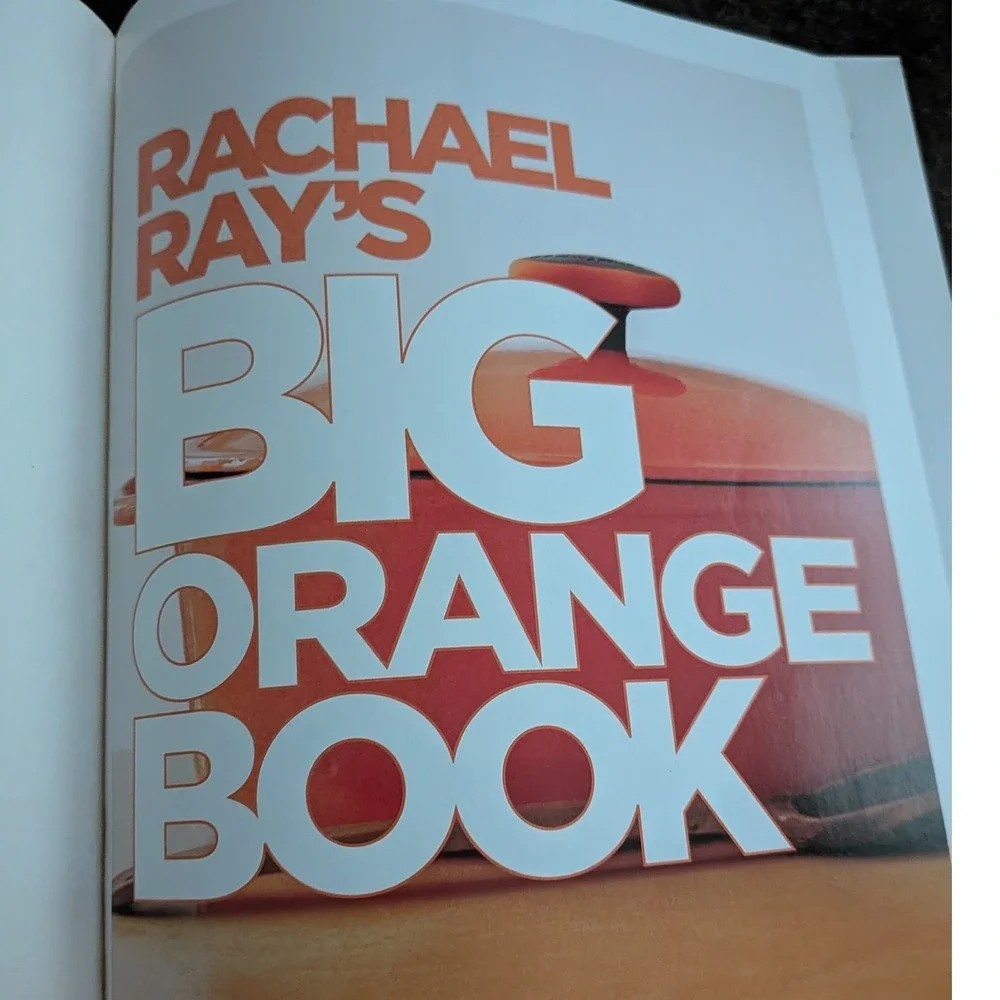 Rachael Ray Cookbook Lot Big Orange Book & 30-Minute Meals Softcover Bundle